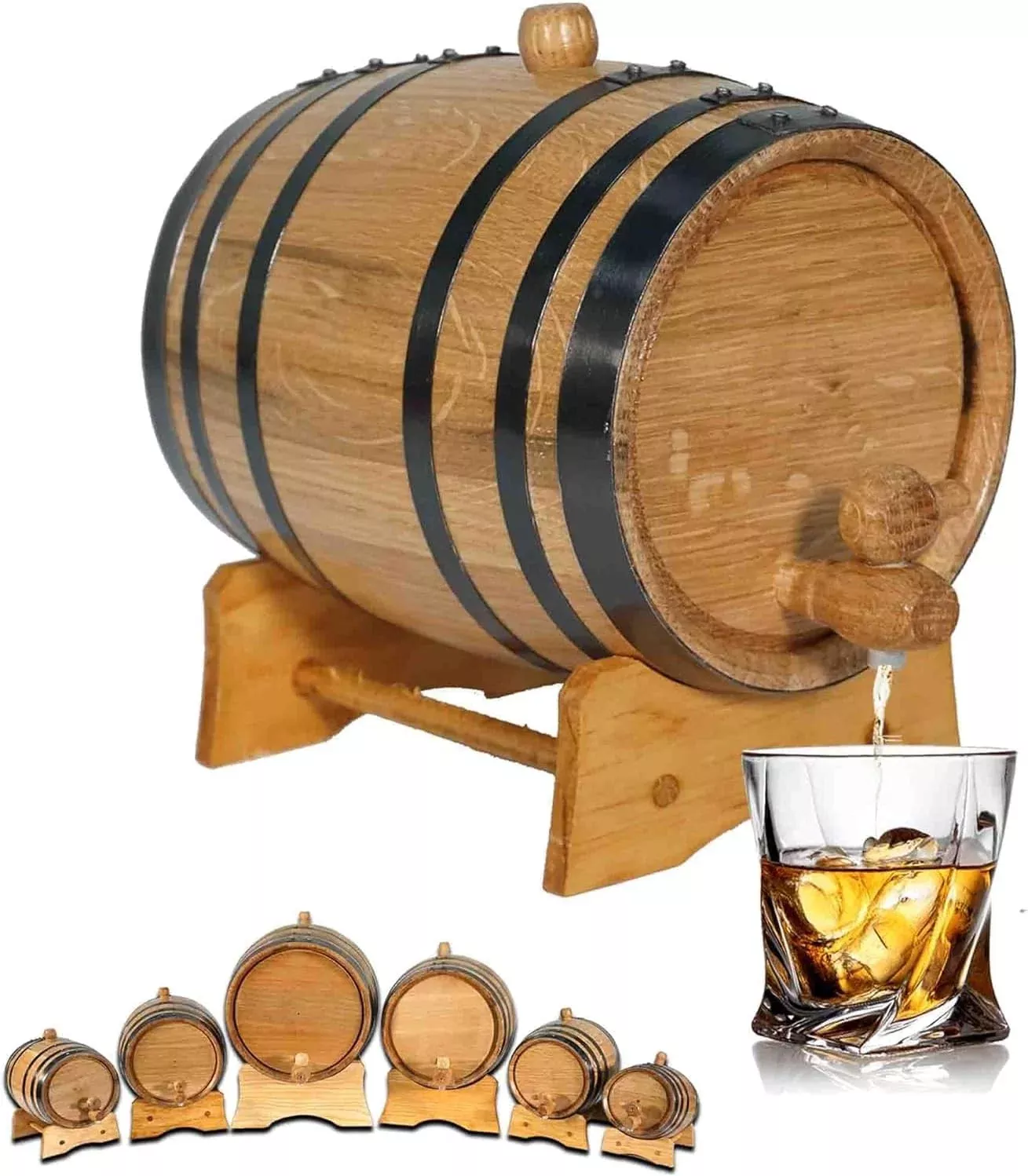 1 Liter American White Oak Aging Barrel