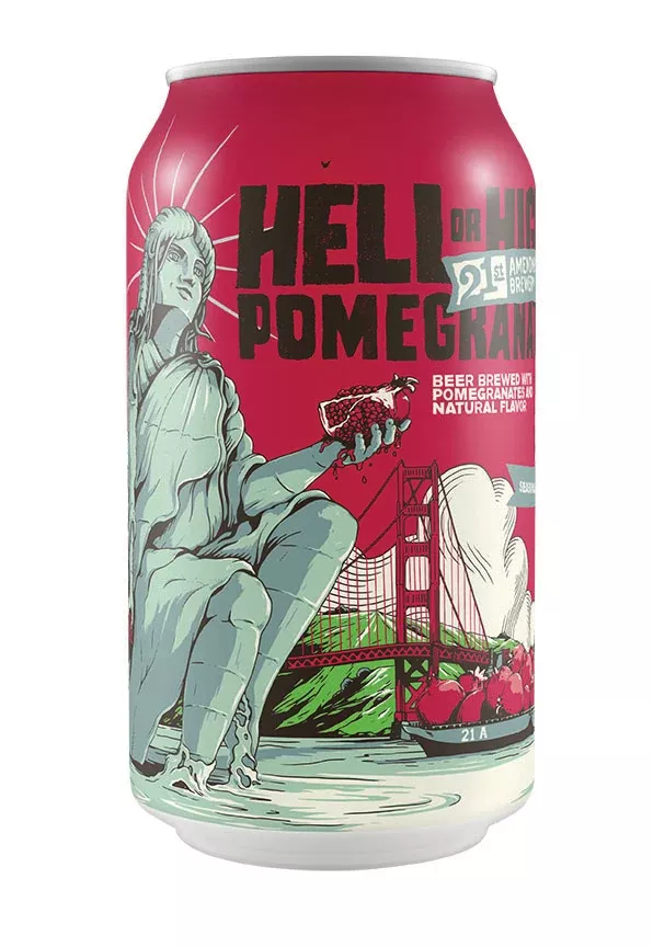 21st Amendment Hell or High Pomegranate