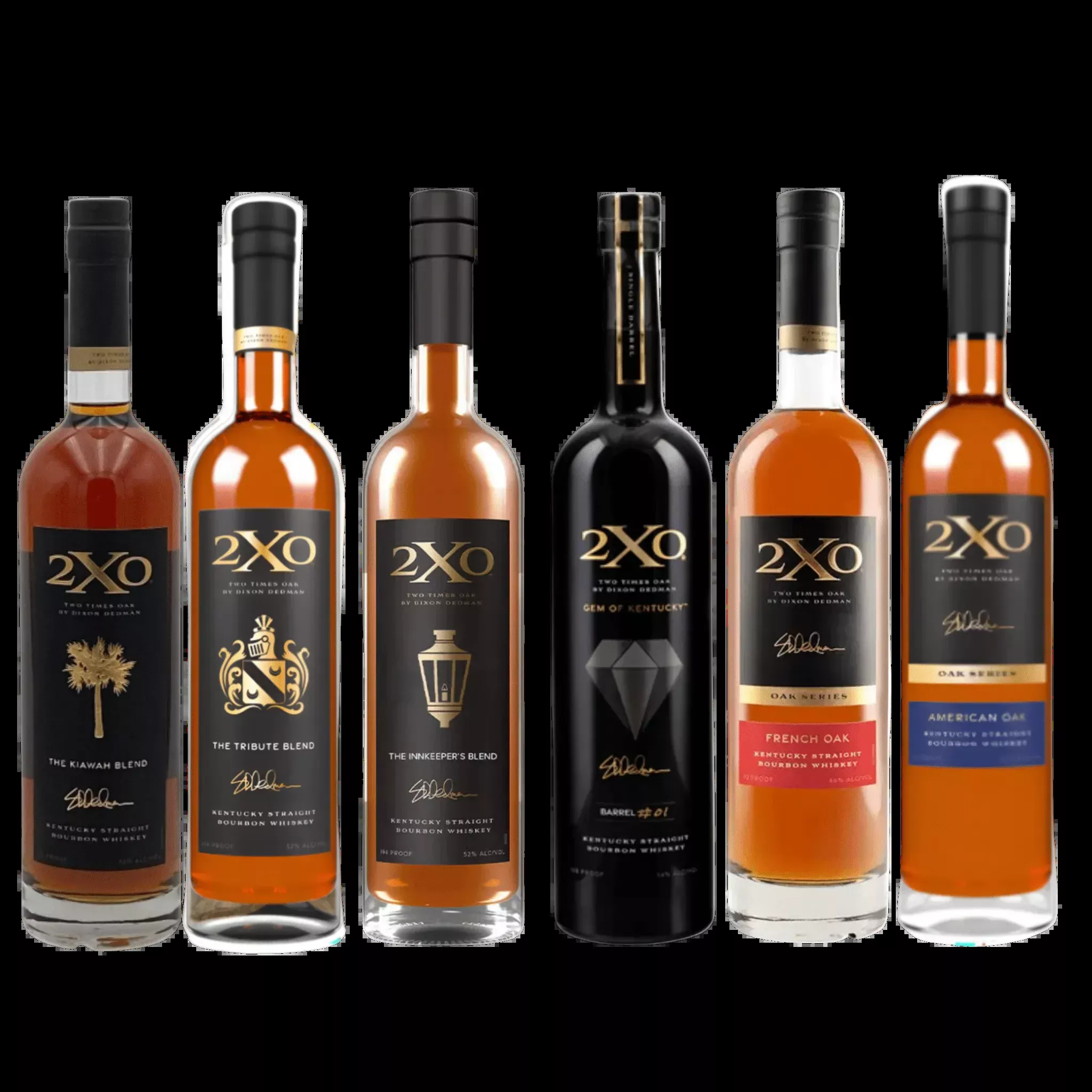 2XO Kentucky Straight Bourbon Whiskey 6 Bottle Bundle 750ml