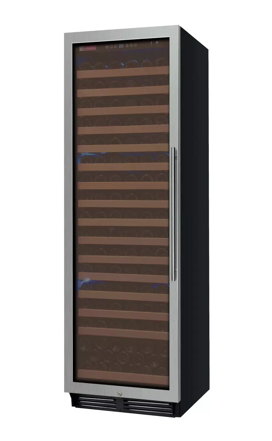Allavino 24" Wide FlexCount Classic Series 174 Bottle Single Zone Stainless Steel Left Hinge Wine Refrigerator