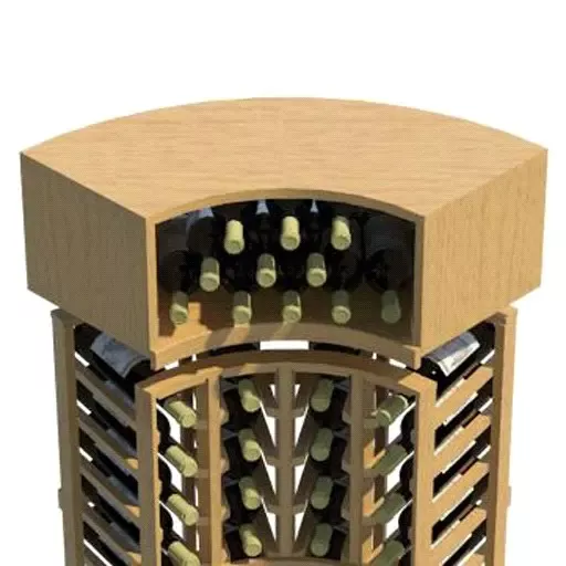 Allavino Wine Racks Allavino Curve Corner Bin Extender