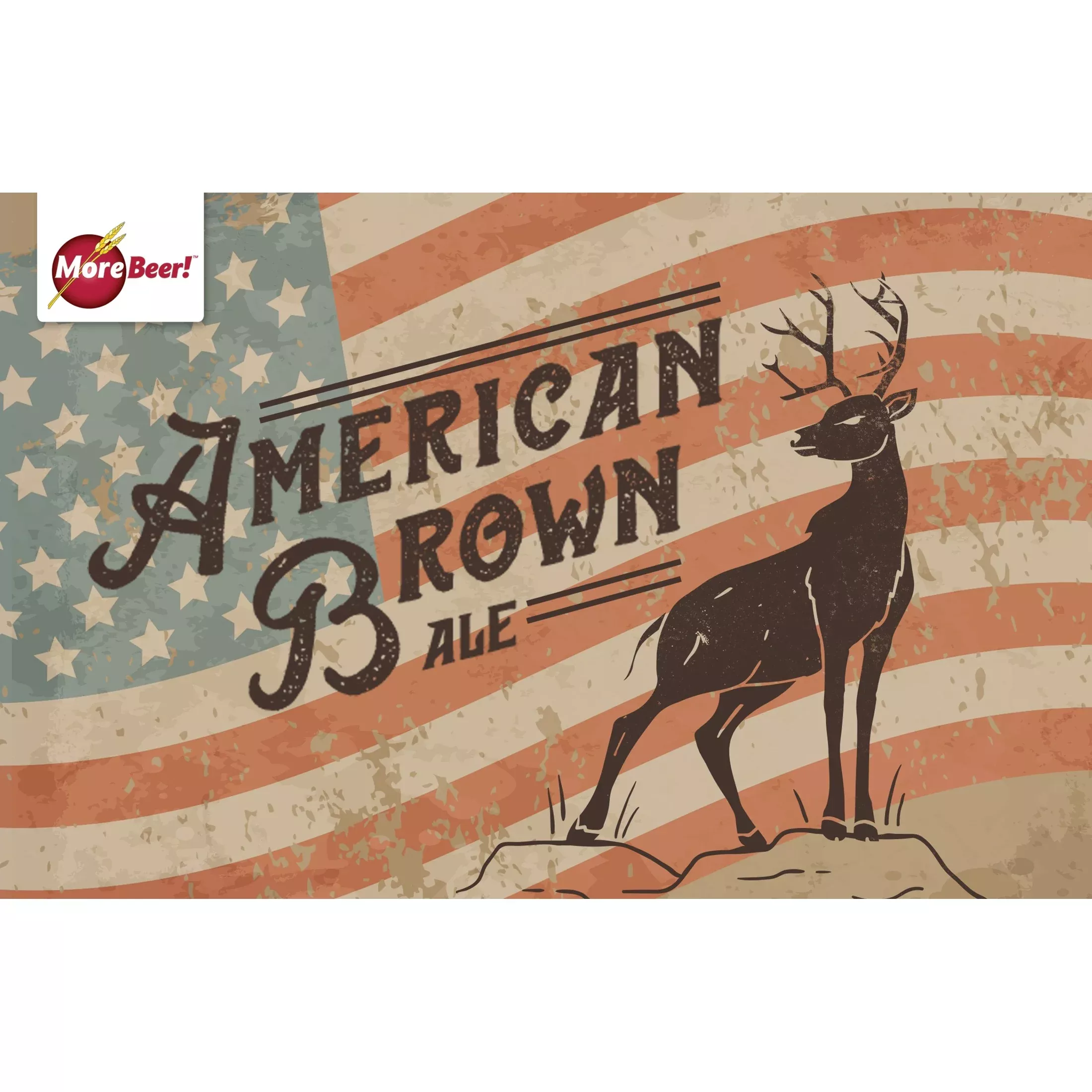 American Brown Ale | 5 Gallon Beer Recipe Kit | Extract