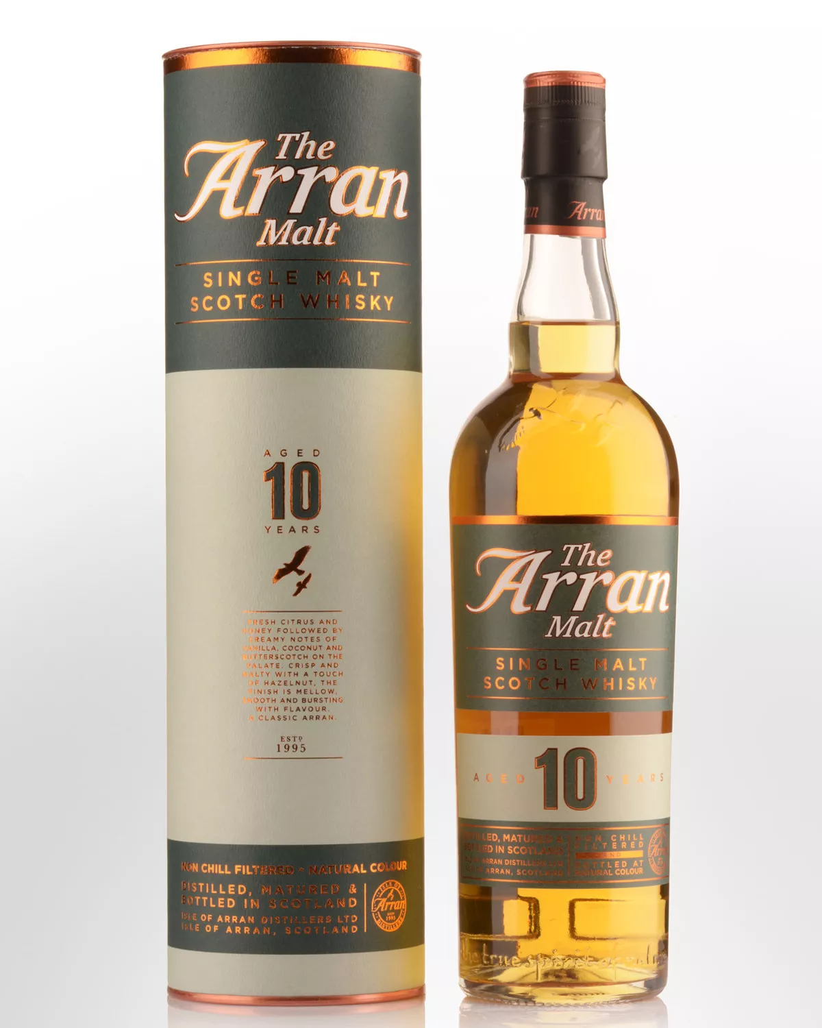 The Arran 10 Year Old Single Malt Scotch Whisky (700ml) - Old Packaging