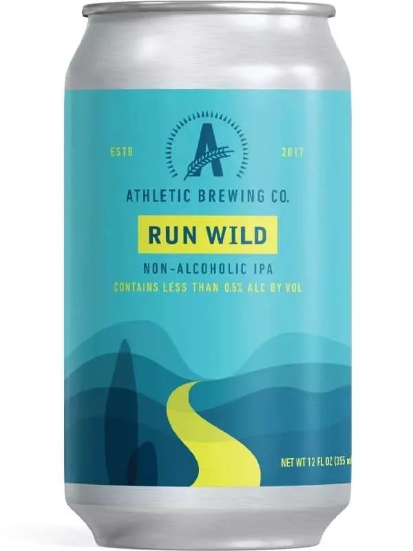 Athletic Brewing Run Wild IPA (Non-Alcoholic)