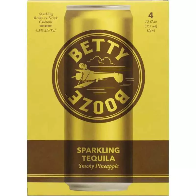 BETTY BOOZE TEQ PINEAPPLE 4PK
