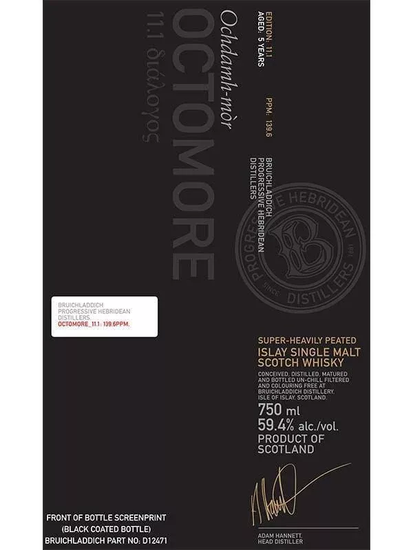 Bruichladdich Octomore Edition 11.1 Scotch Whisky