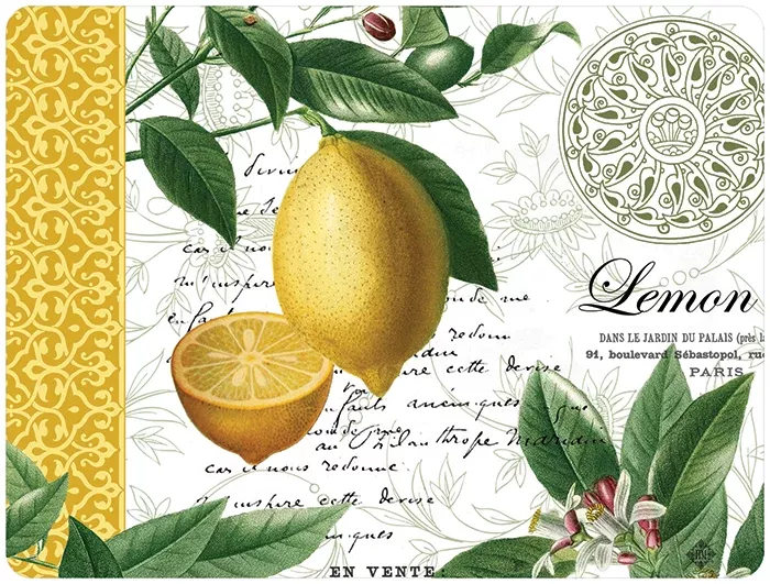Cala Home Set of 4 Citron Placemats