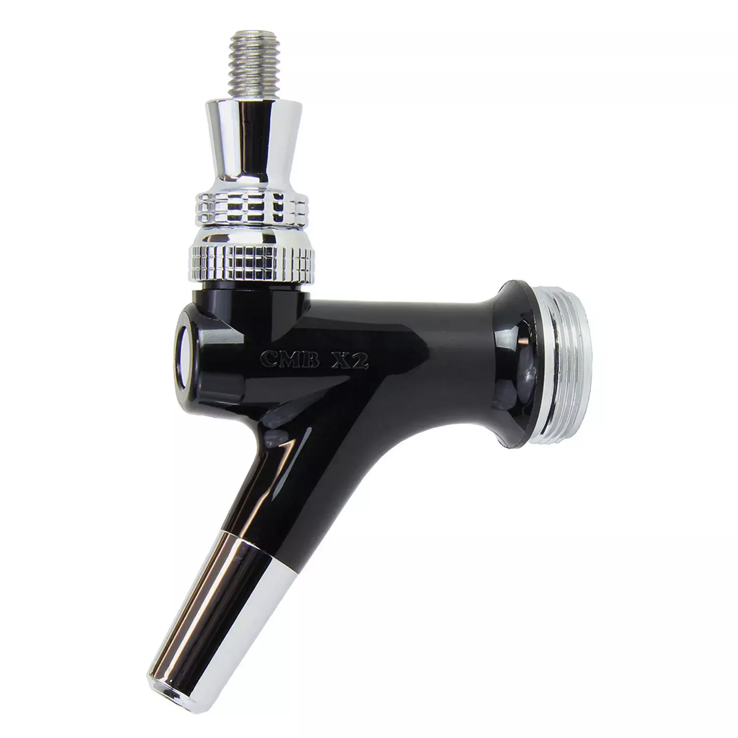 CMBecker X2 Long Nozzle Black Wine Faucet