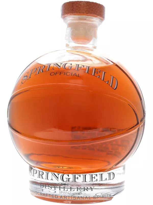 Cooperstown Springfield Basketball Decanter Bourbon Whiskey