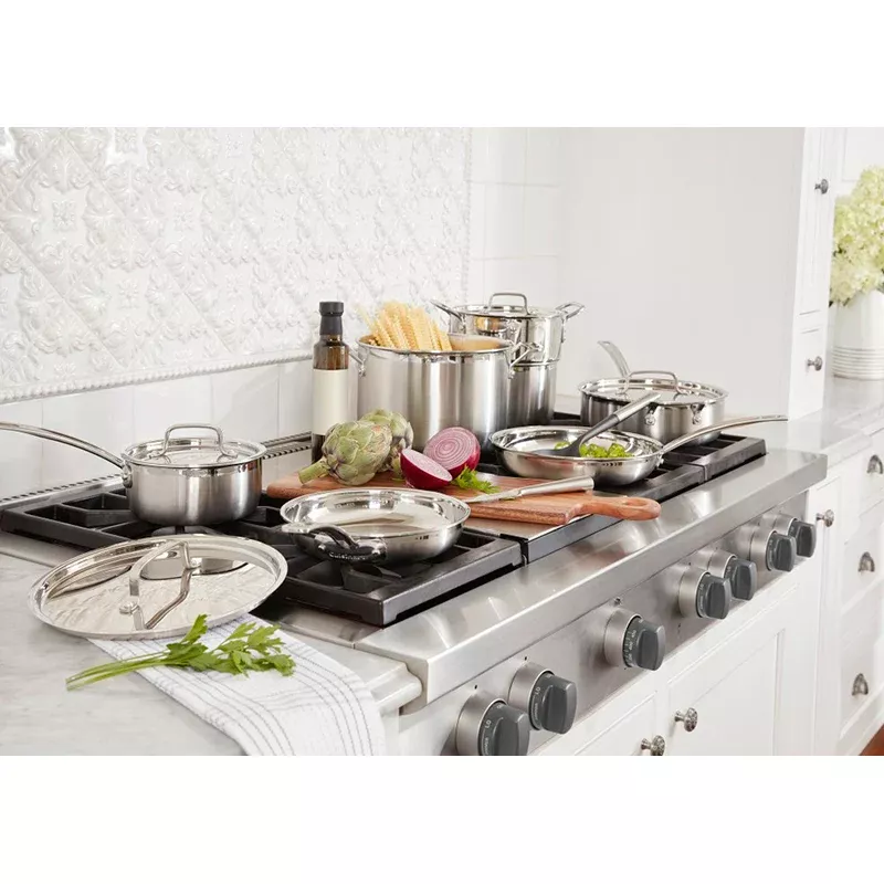 Cuisinart MultiClad Pro 12-Piece Tri-Ply Cookware Set