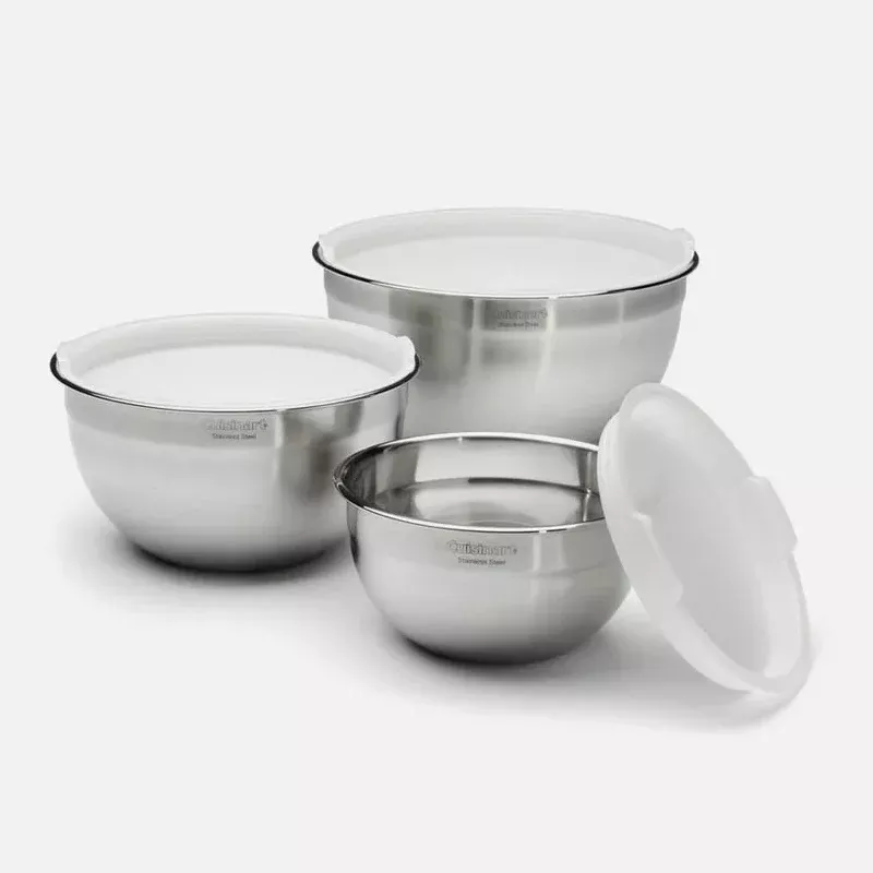 Cuisinart Set of 3 Mixing Bowls with Lids