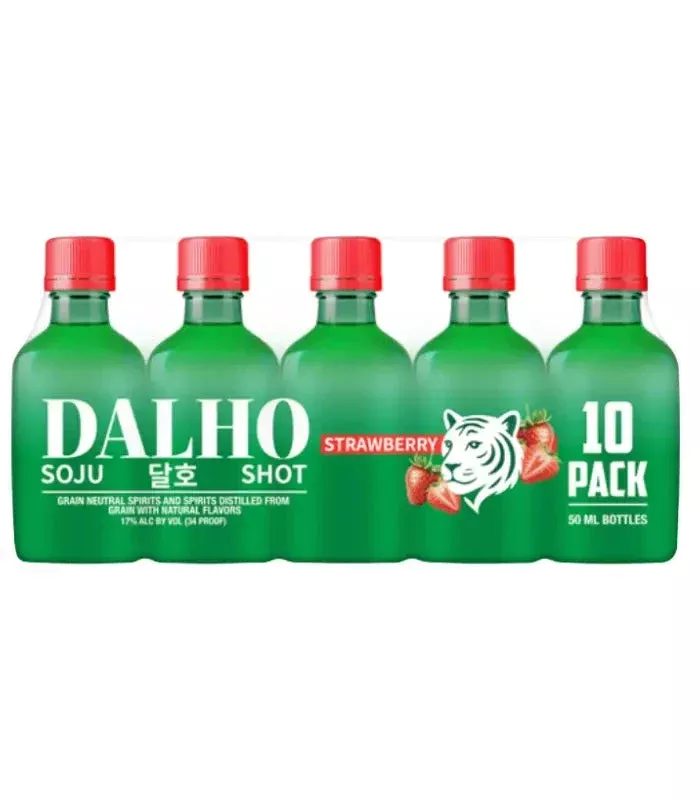 Dalho Soju Strawberry 50mL 10-Pack