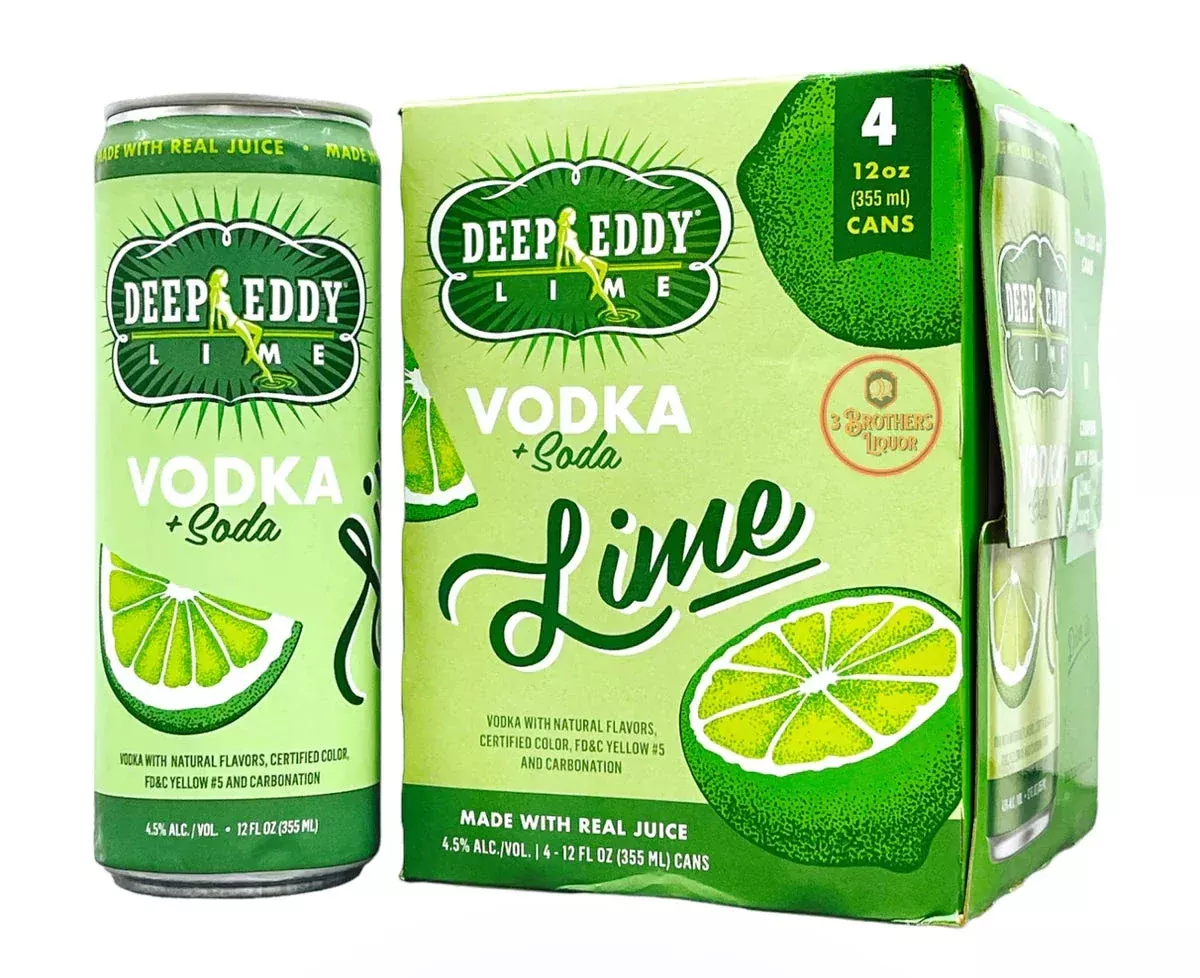 Deep Eddy Vodka Seltzer Lime 4pk
