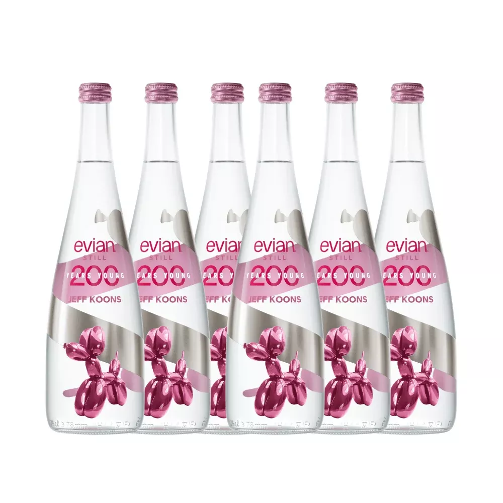 Evian X Jeff Koons Natural Spring Water 6PK
