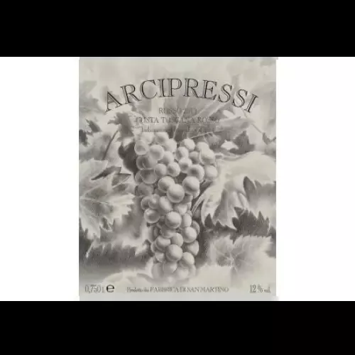 Fabbrica di San Martino Costa Toscana Arcipressi Rosso