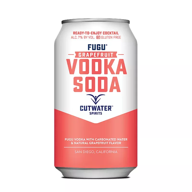 Fugu Grapefruit Vodka Soda (4 Pack - 12 Ounce Cans)