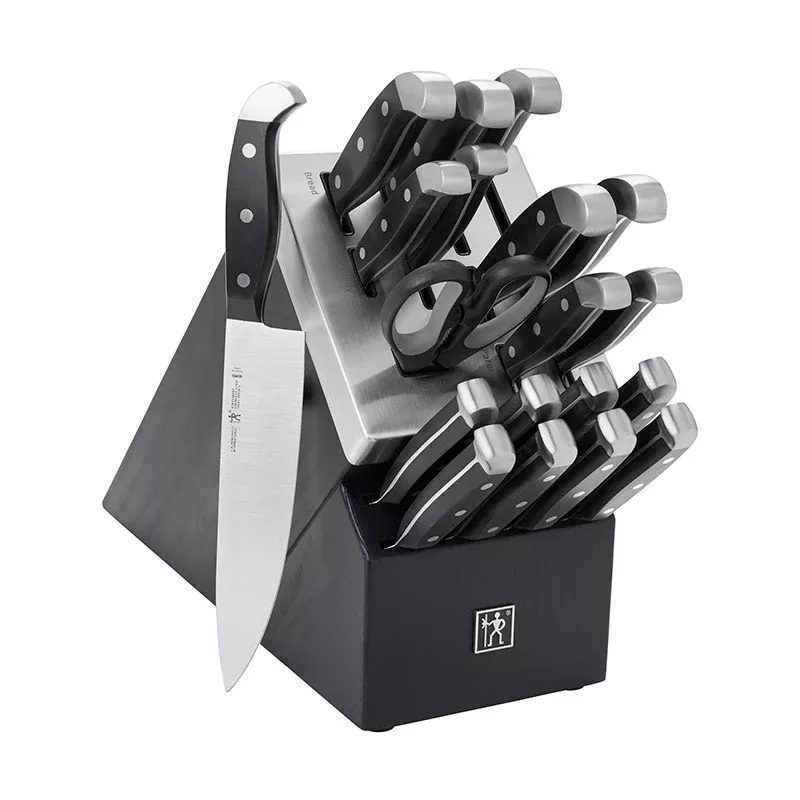 Henckels International Statement 20 Piece Black Self-Sharpening Knife Block Set