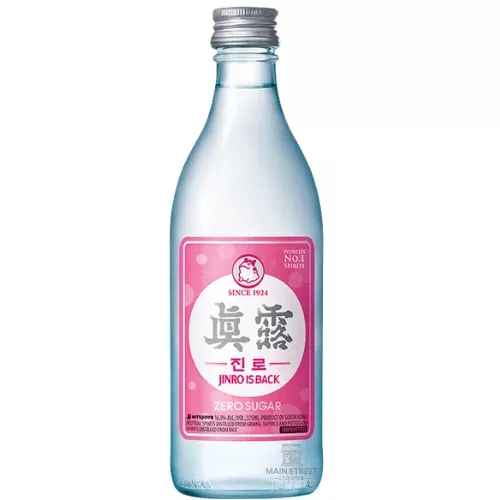 Jinro Is Back Zero Sugar Soju 375mL