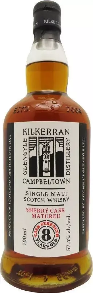 Kilkerran 8 Year Old Cask Strength Sherry Cask Matured