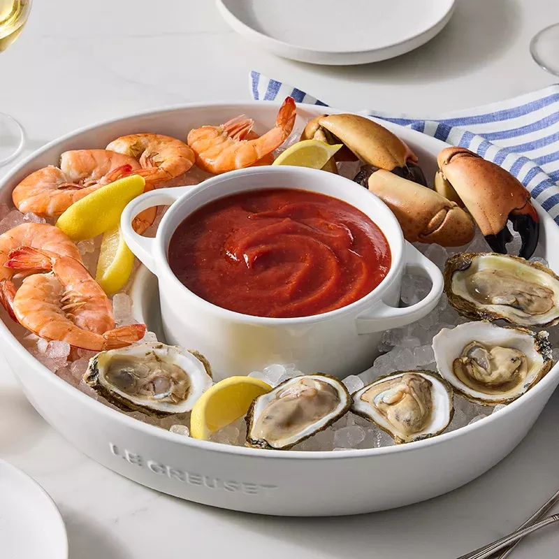 Le Creuset Signature Oval Chip and Dip Platter