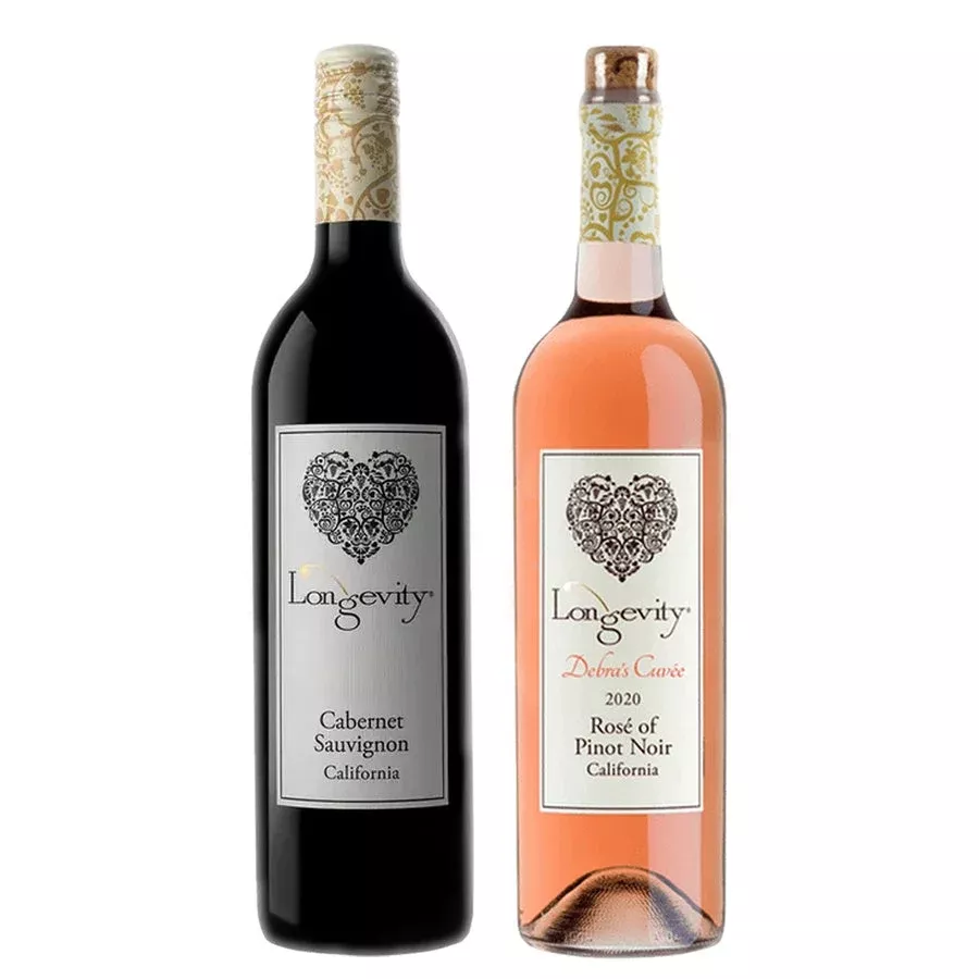 Longevity Cabernet Sauvignon & Longevity Debra's Cuvee Rose of Pinot Noir Bundle