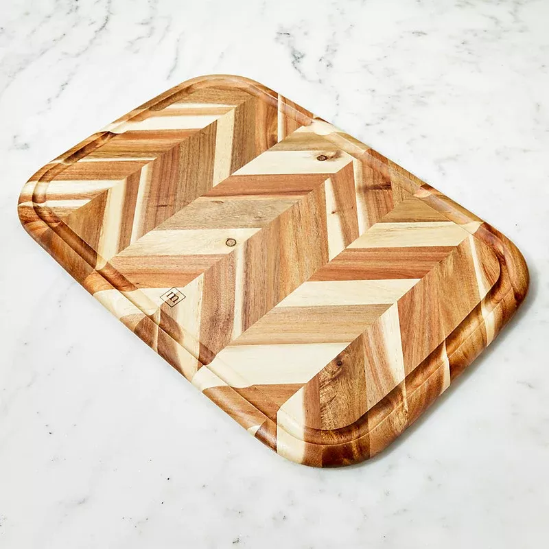 Madeira Herringbone Acacia Carving Board