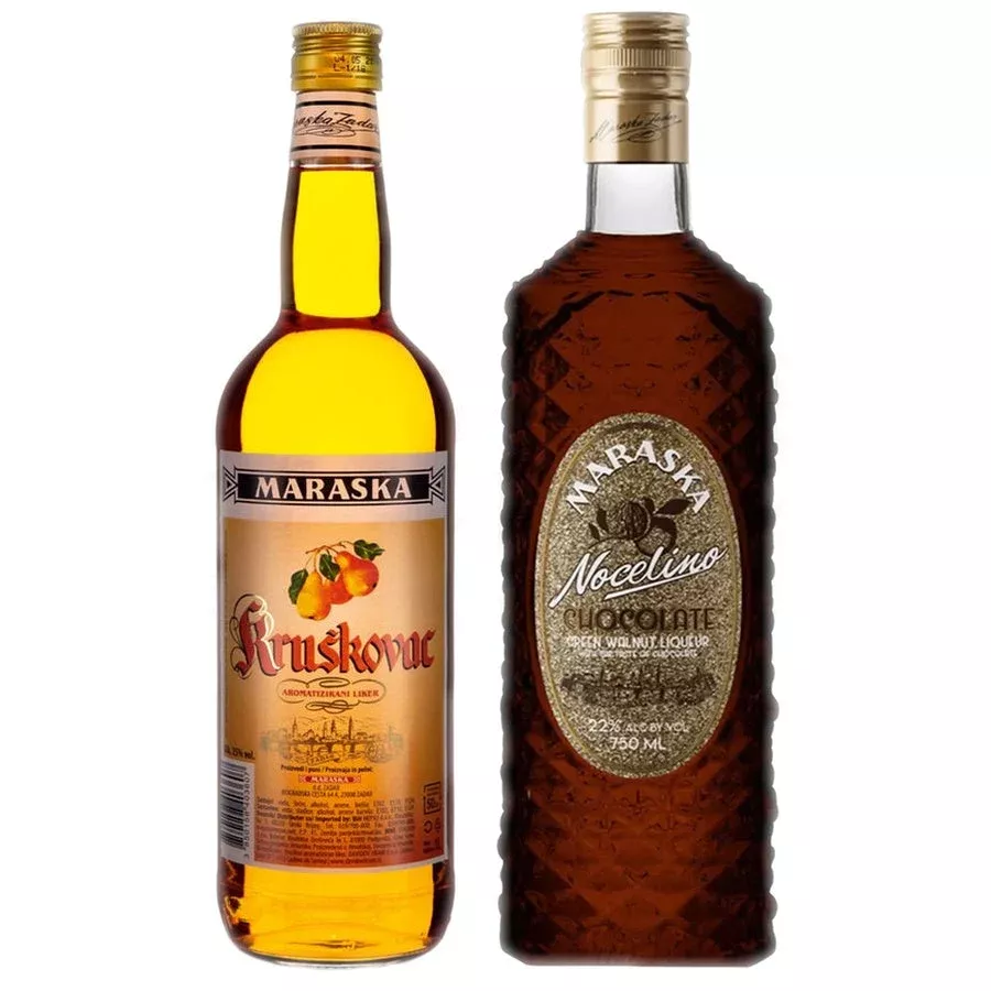 Maraska Kruskovac & Maraska Liqueur Nocelino Chocolate Bundle