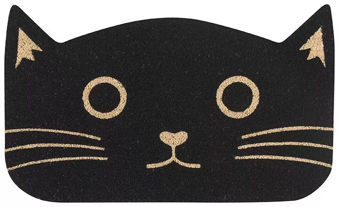 Now Designs Black Cat Doormat