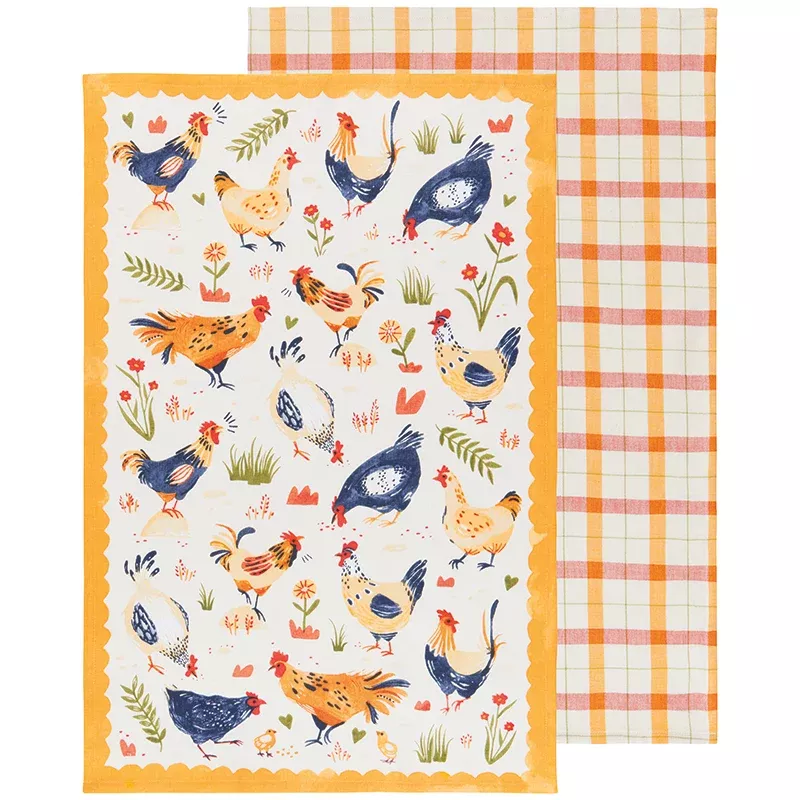 Now Designs Set of 2 Free Range Dishtowels