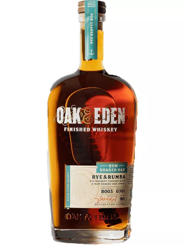 Oak & Eden Rye and Rumba Whiskey