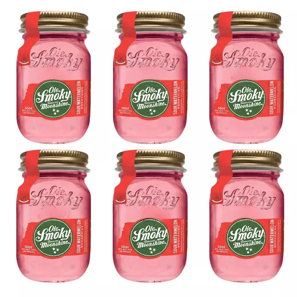 Ole Smoky Sour Watermelon Moonshine Mini 50ml 6pk