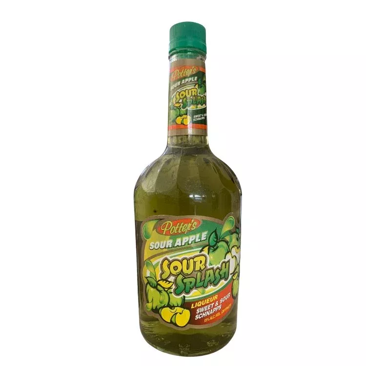 Potter's Sour Apple Schnapps - 750ml