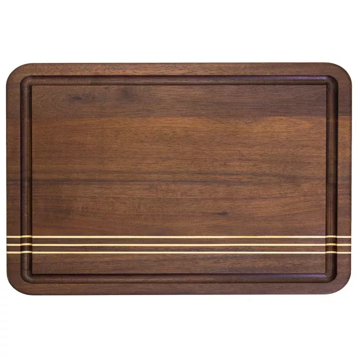 Rock & Branch Pinstripe Acacia Cutting Board 8"x12"
