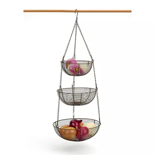 RSVP Bronze Wire Hanging Baskets