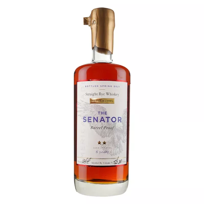 The Senator Single Barrel 6 Year Rye 2021