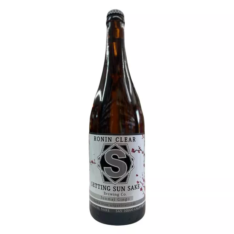 Setting Sun Sake Ronin Clear Sake - 750ml