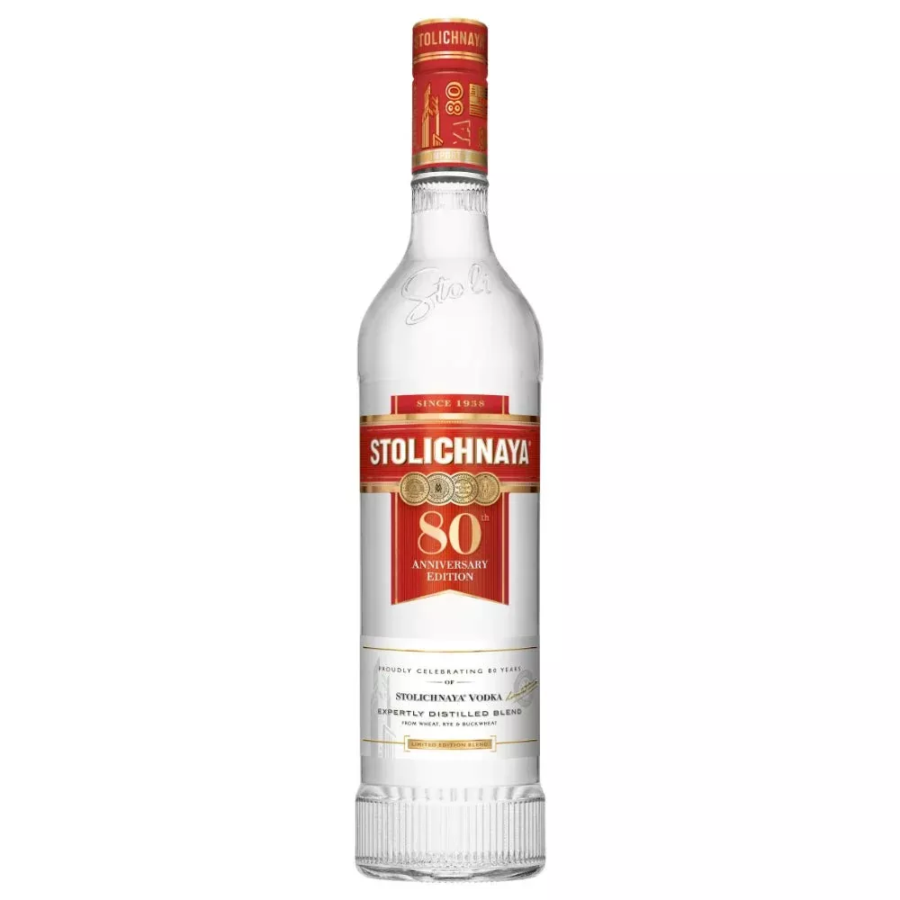 Stolichnaya 80th Anniversary Edition Vodka 1L