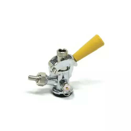 Taprite D System Keg Coupler - Gold Handle