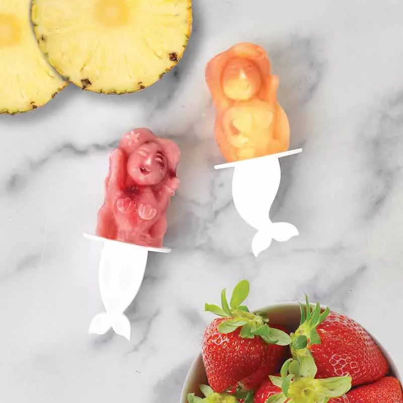 Tovolo Set of 4 Mermaid 3D Ice Pops