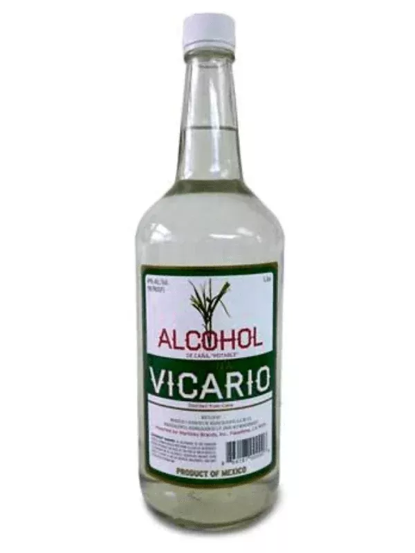 Vicario 98 Proof Sugar Cane Alcohol 1L