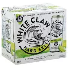 White Claw Natural Lime 6pk Cans