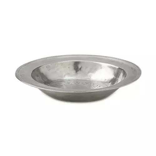 Wide Rimmed Bowl by Match Pewter